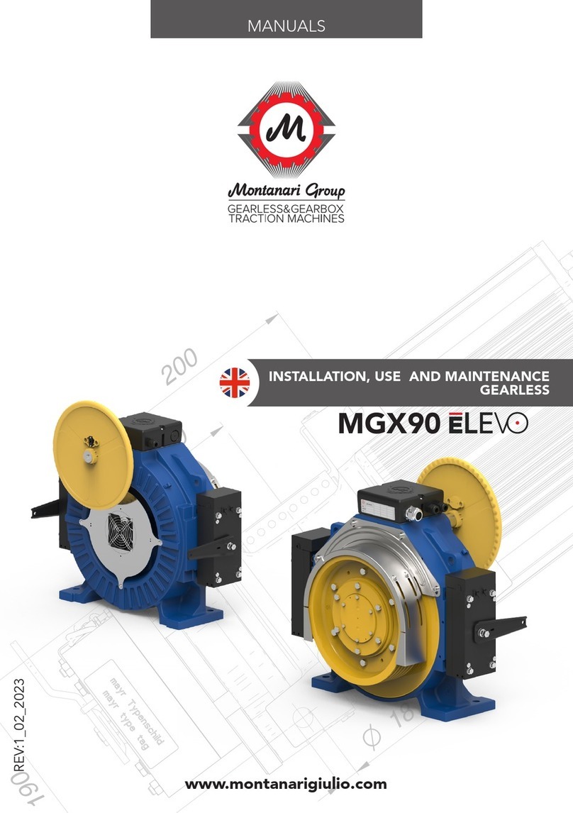 Montanari MGX90 ELEVO Use and maintenance