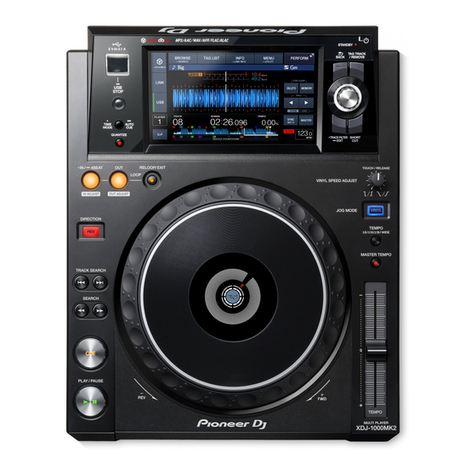PIONEER DJ rekordbox XDJ-1000MK2 Service manual