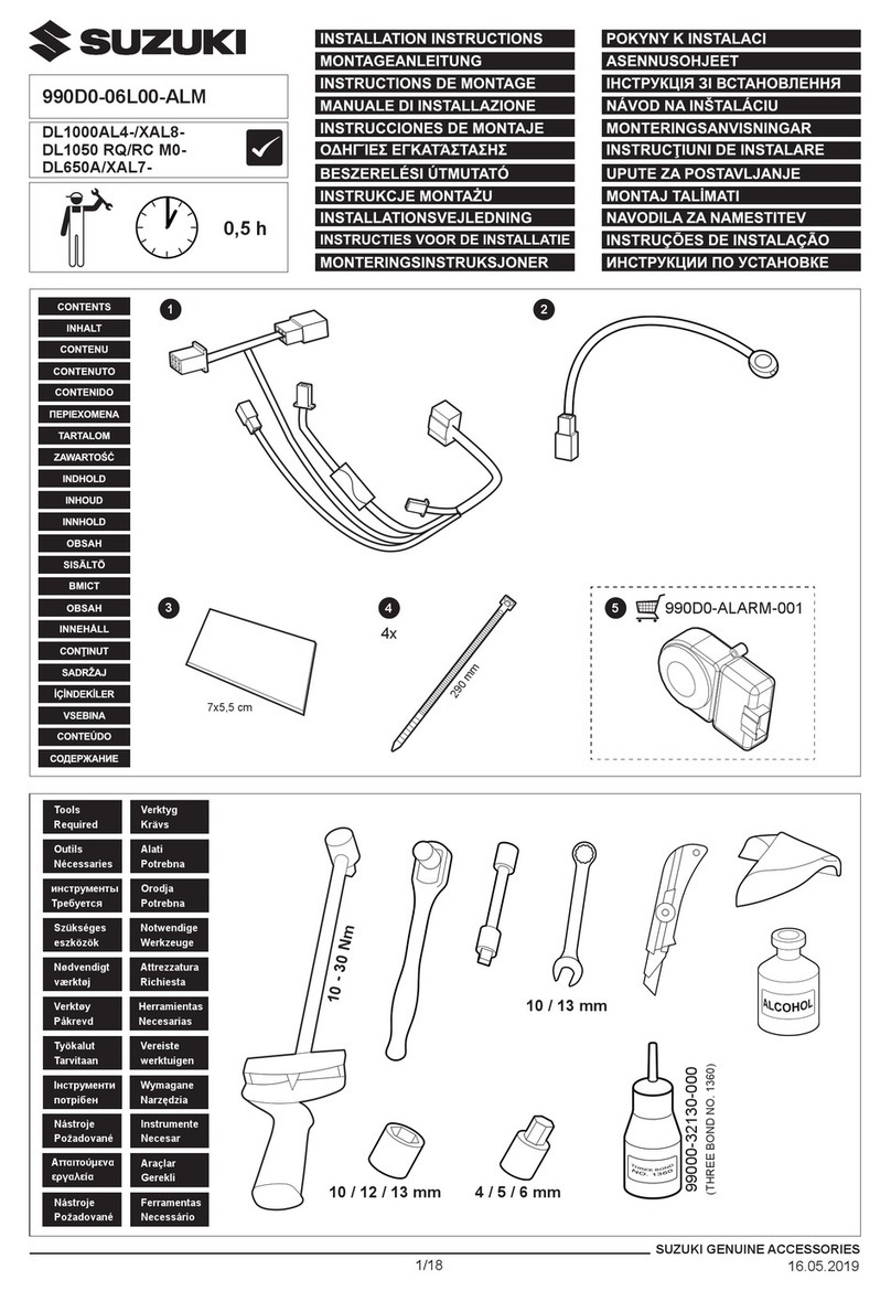 Suzuki 990D0-06L00-ALM installation instructions