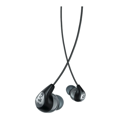 Shure Sound Isolating SE112-GR manual
