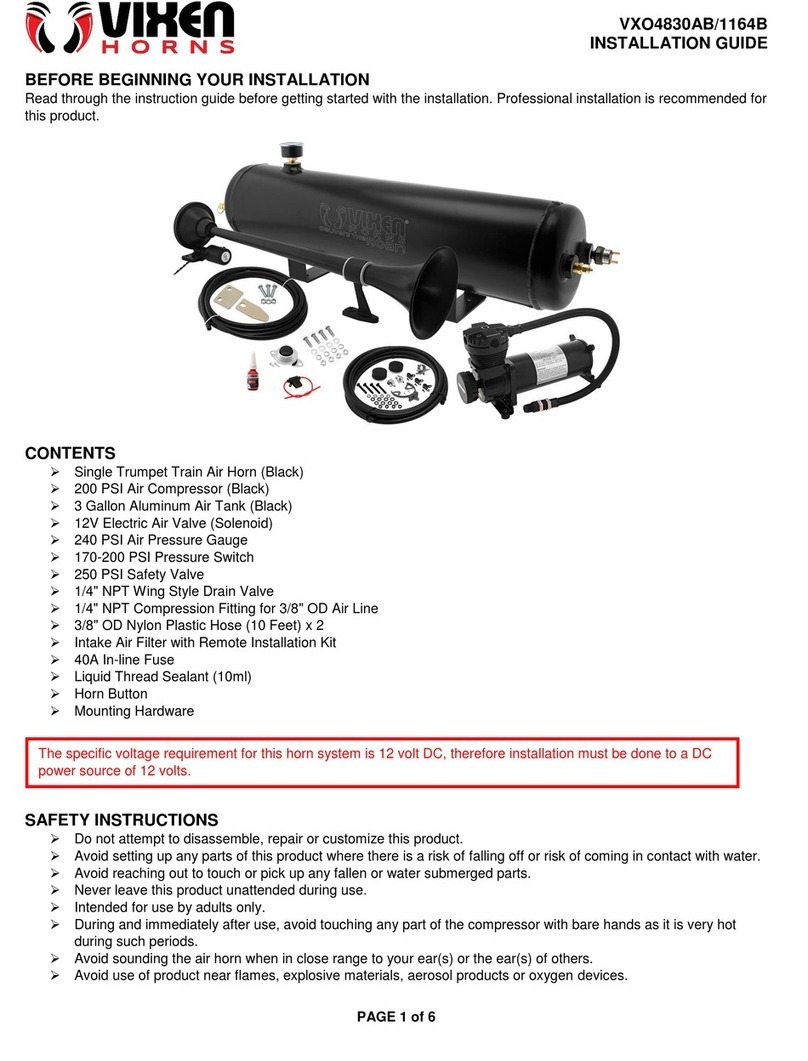 Vixen Horns VXO4830AB/1164B User manual