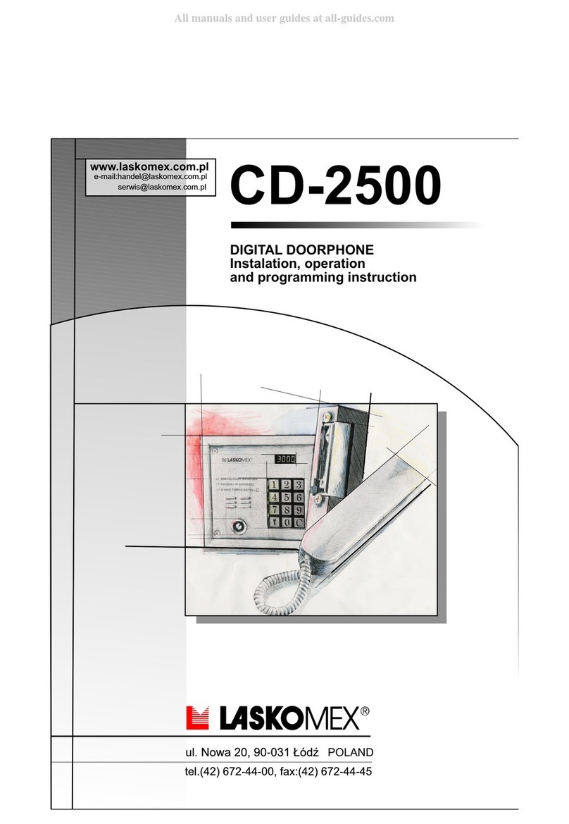 Laskomex CD-2000 Installation manual