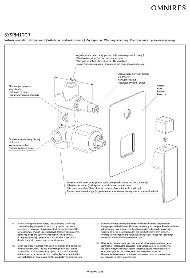 Omnires SYSPM10CR Instruction Manual