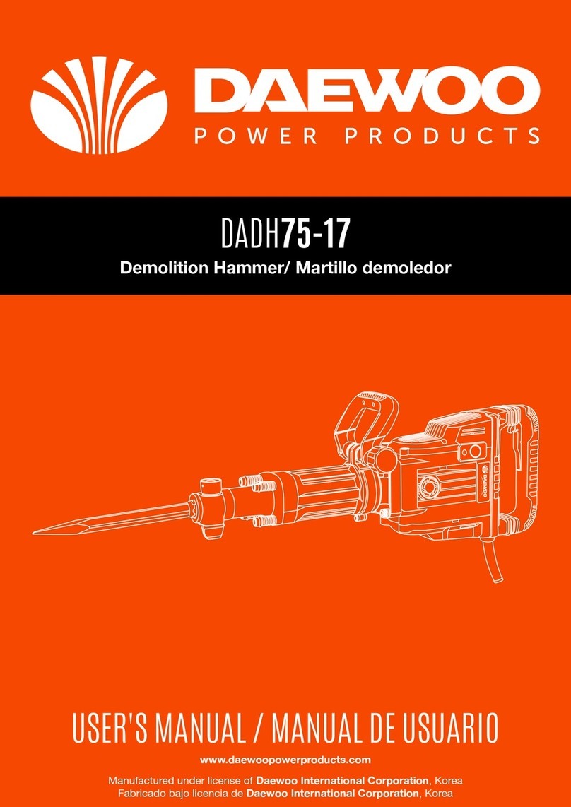 Daewoo DADH75-17 User manual