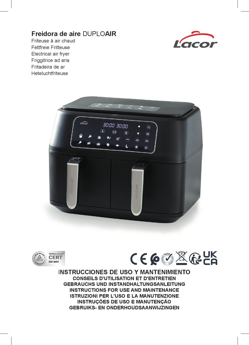 Lacor DUPLOAIR 69508 Specification sheet