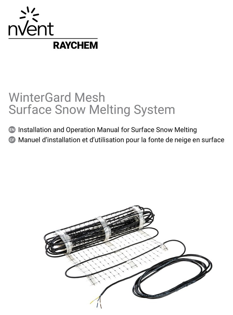 nVent RAYCHEM WinterGard Mesh Operation manual