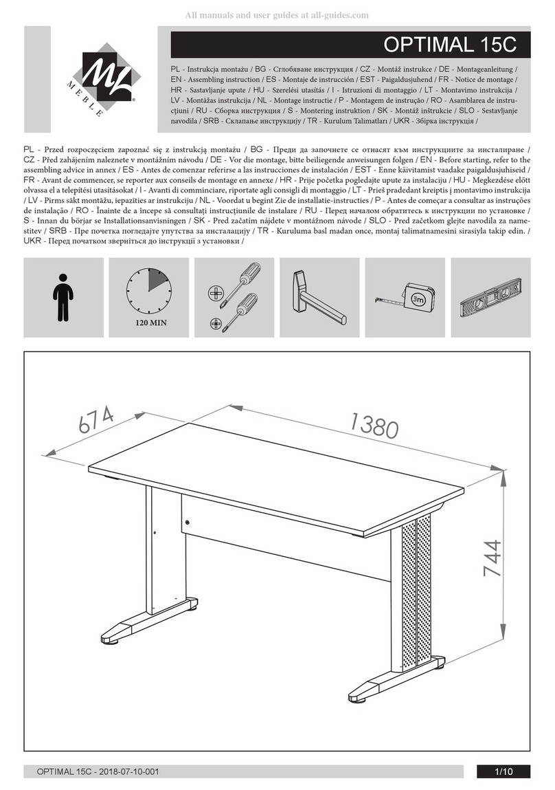 mlmeble OPTIMAL 15C User manual mlmeble OPTIMAL 15C User manual