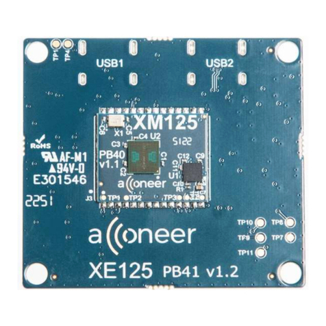 Acconeer Entry+ XE125 Hardware user's guide