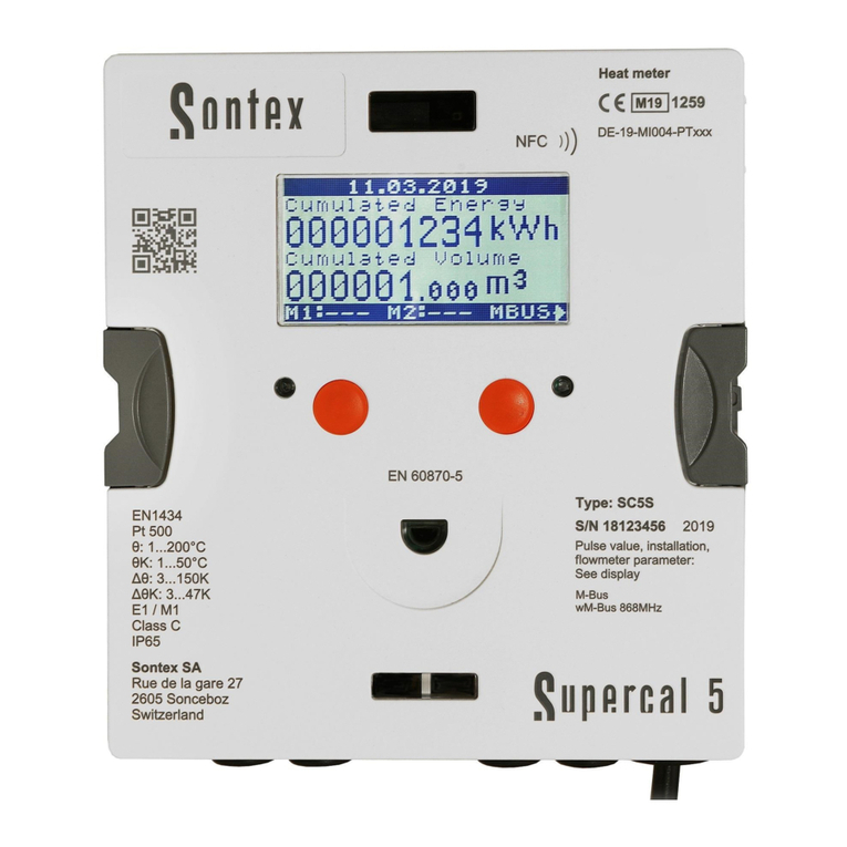 Sontex Supercal 5 installation guide