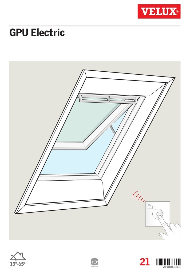 Velux GPU Electric User manual