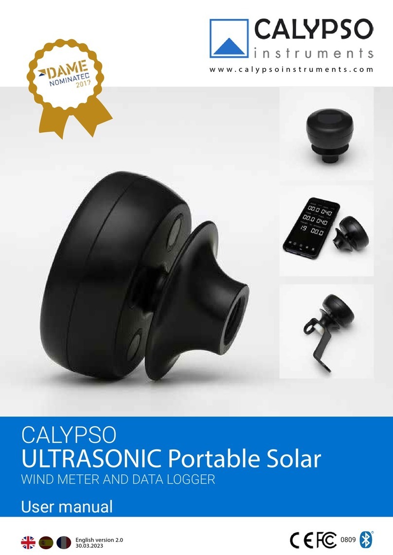 Calypso Instruments ULTRASONIC Portable Solar User manual