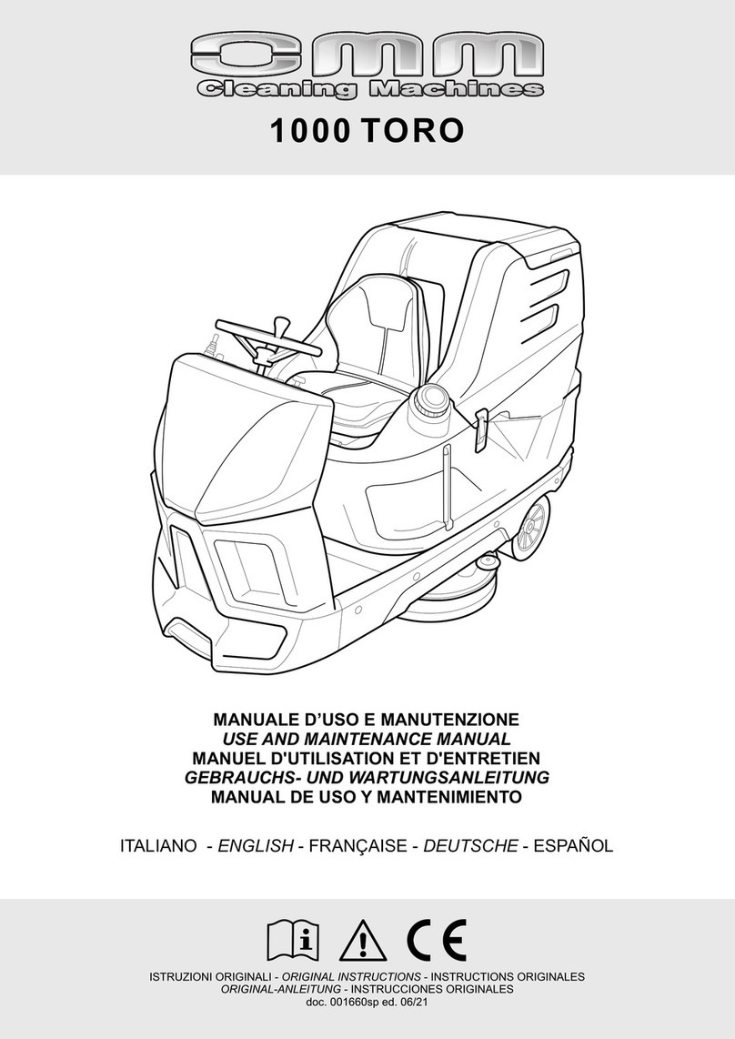 OMM 1000 TORO Use and maintenance manual