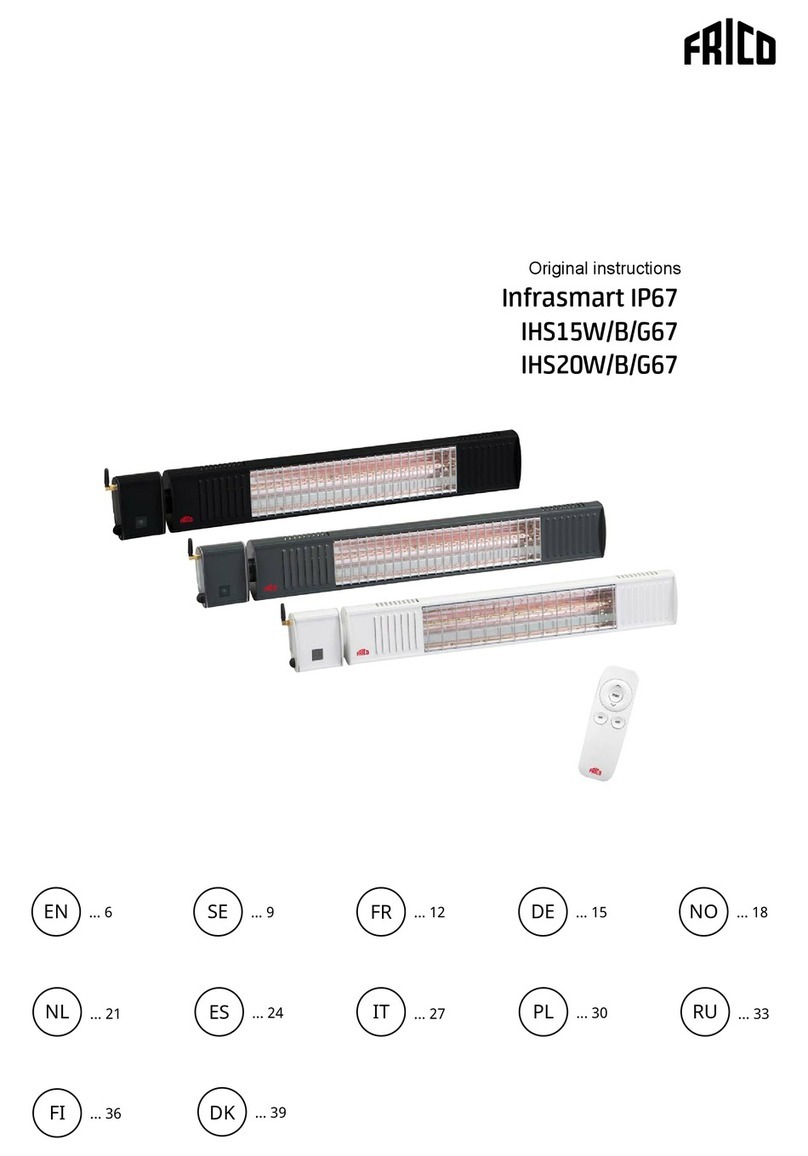 Frico Infrasmart IP67 Original instructions
