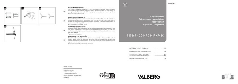 VALBERG 2D NF 334 F X742C Instructions for use