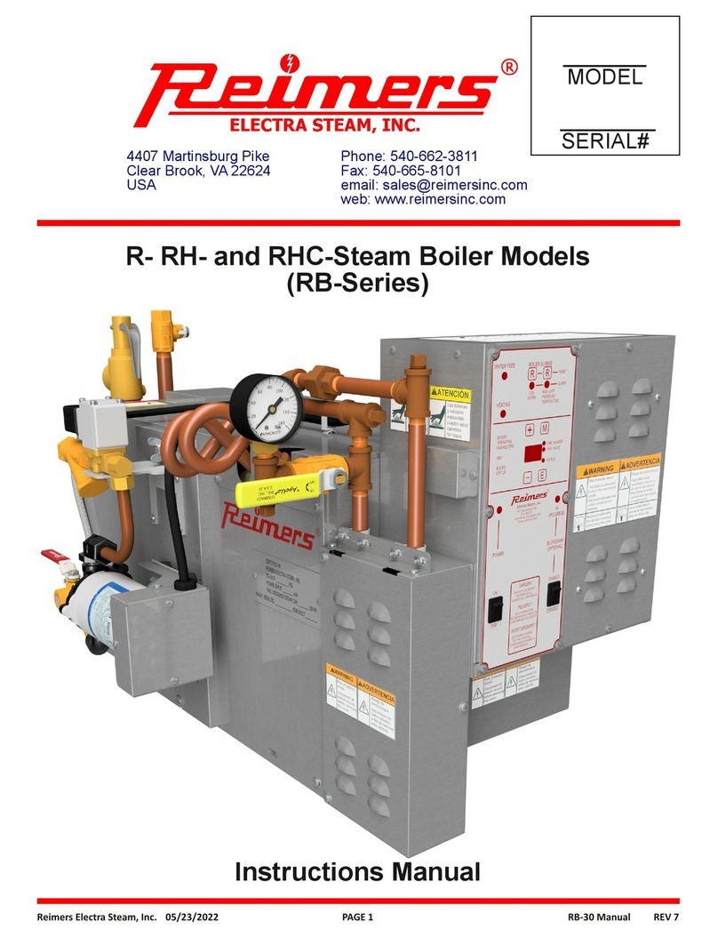 Reimers RB Series instruction manual
