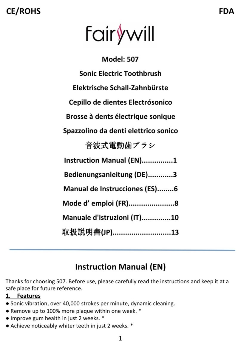 Fairywill 507 User manual
