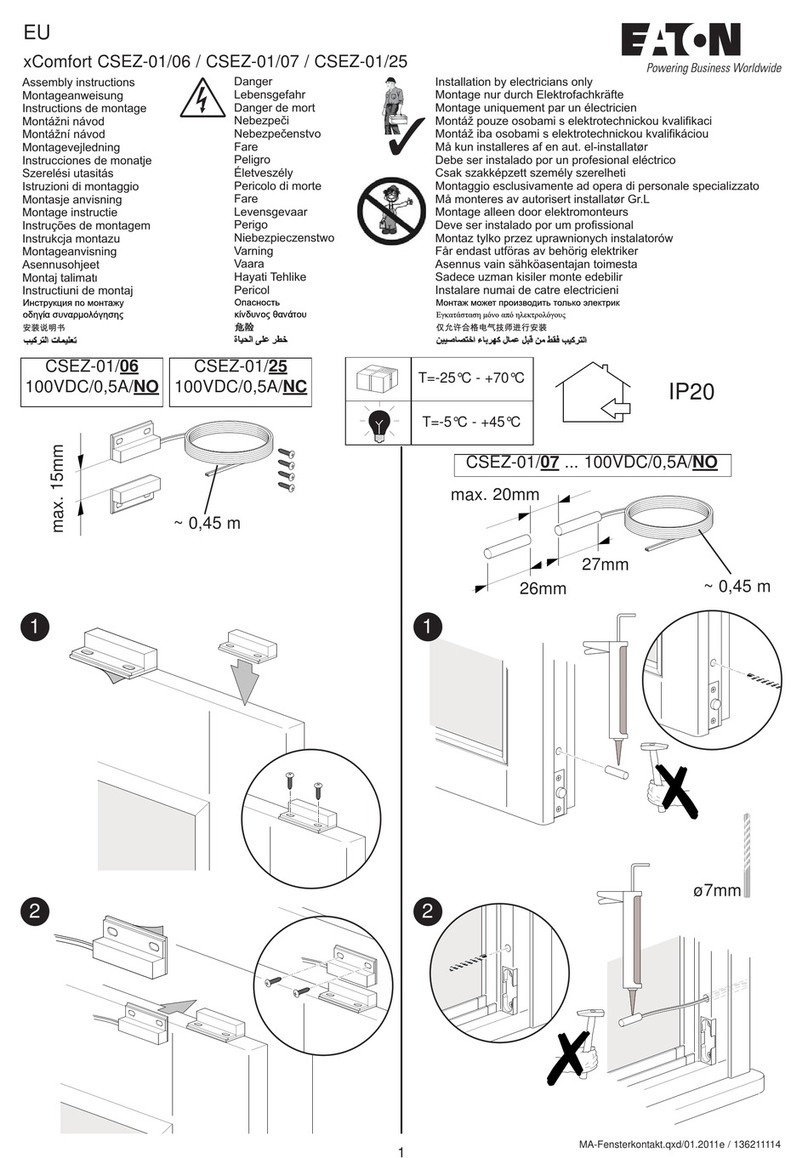 Eaton xComfort CSEZ-01/06 User manual