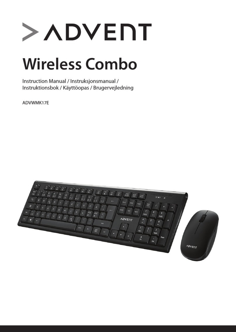 Advent Wireless Combo ADVWMK17E User manual