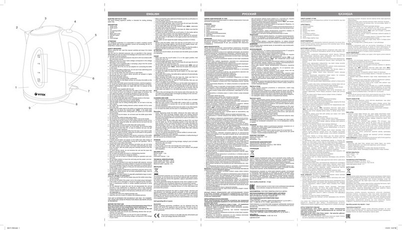 Vitek VT-7099 instruction manual