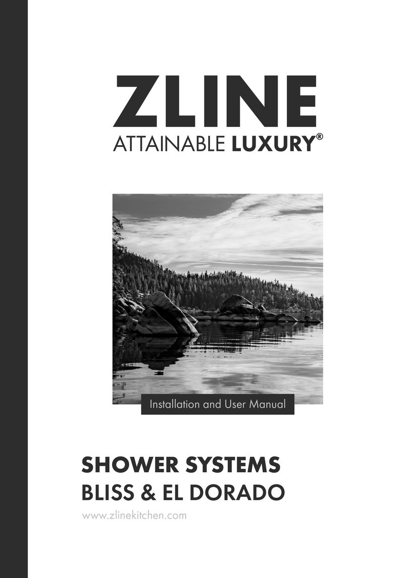 Zline BLISS Series User manual