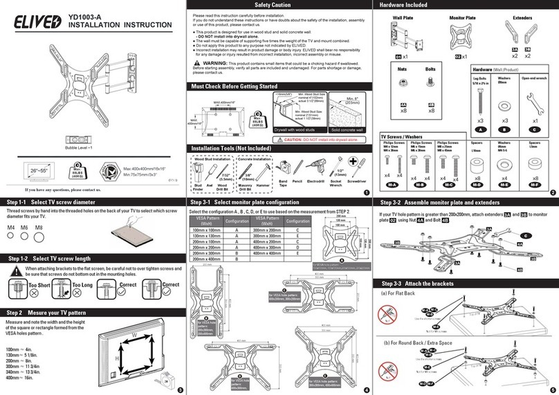 Elived YD1003-A User manual