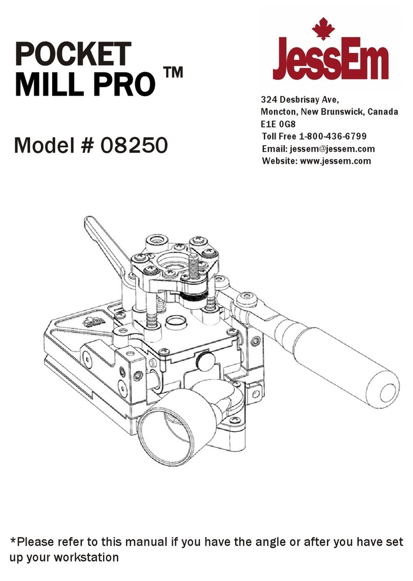 JessEm Pocket Mill Pro User manual