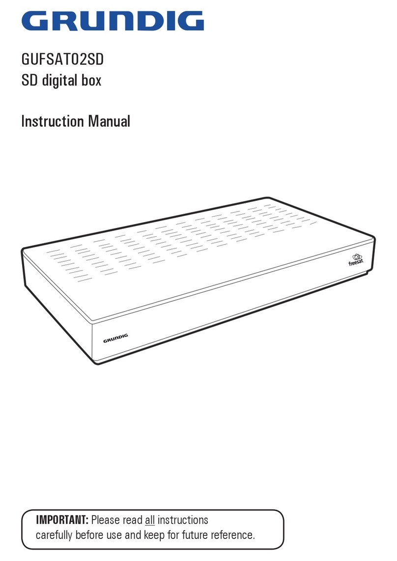 Grundig GUFSAT02SD User manual