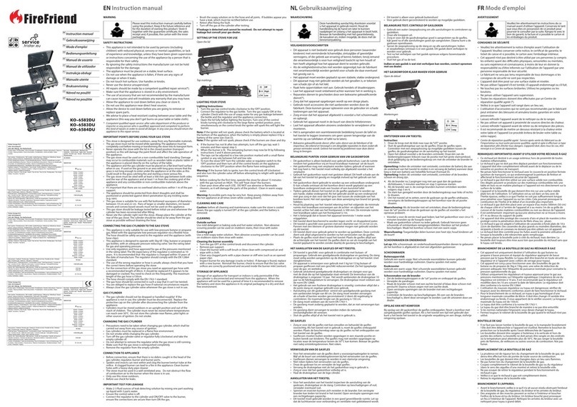 FireFriend KO-6582DU instruction manual