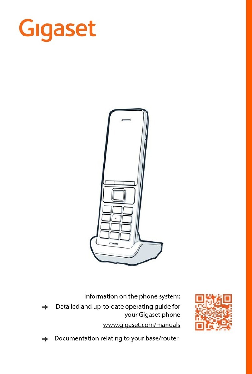 Gigaset 551HX manual