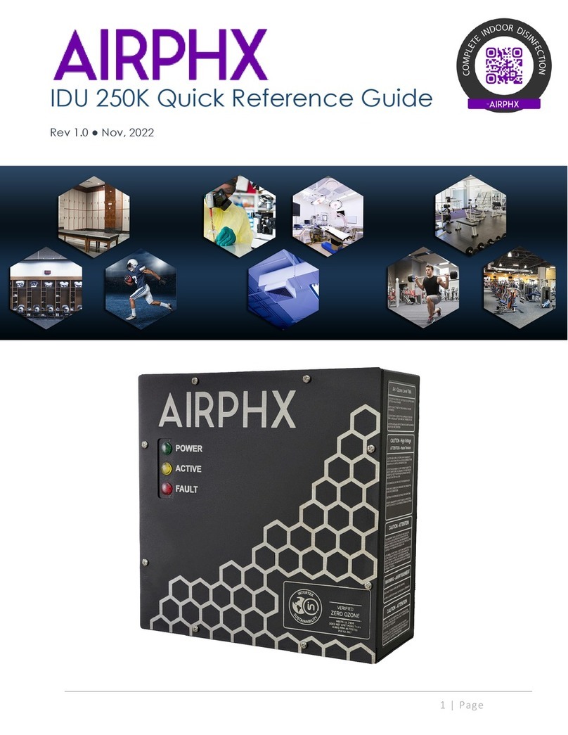 Airphx IDU 250K Quick reference guide