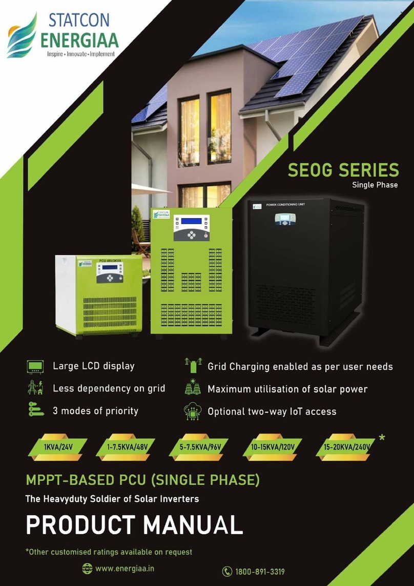 STATCON ENERGIAA SEOG Series product manual