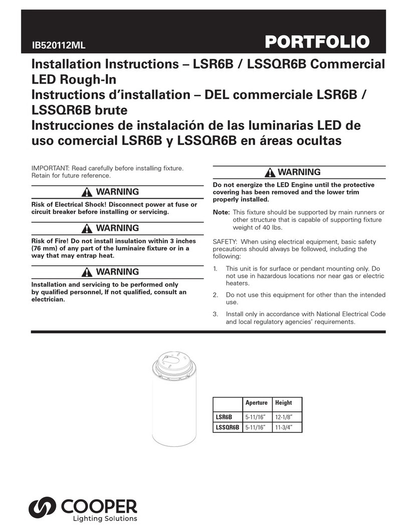 Portfolio LSR6B installation instructions