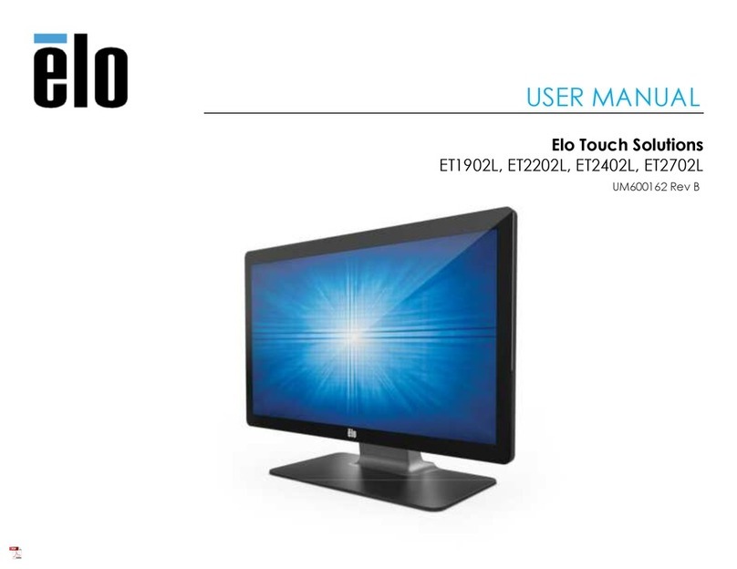 Elo TouchSystems Touch Solutions ET1902L User manual