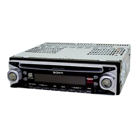 Sony CDX-MP30 User manual