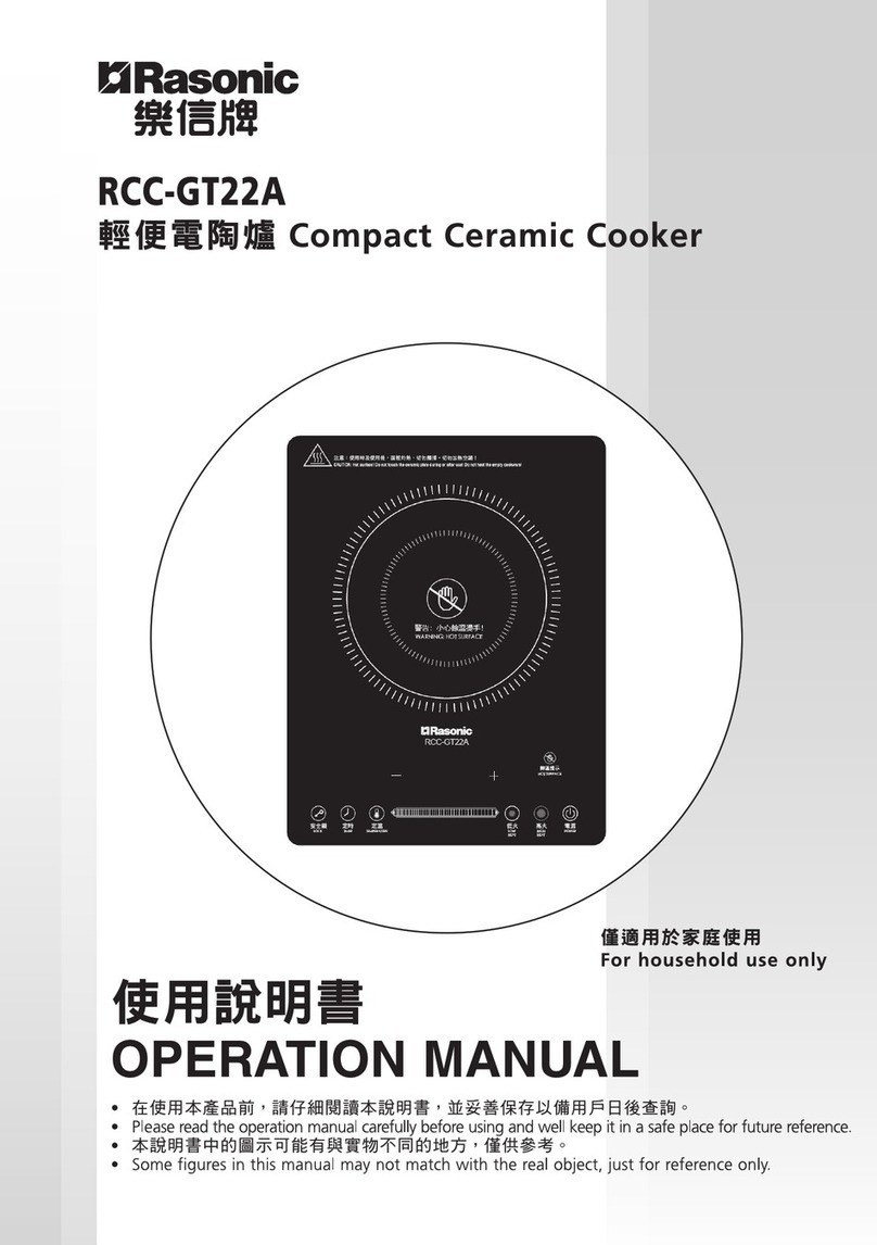 Rasonic RCC-GT22A User manual