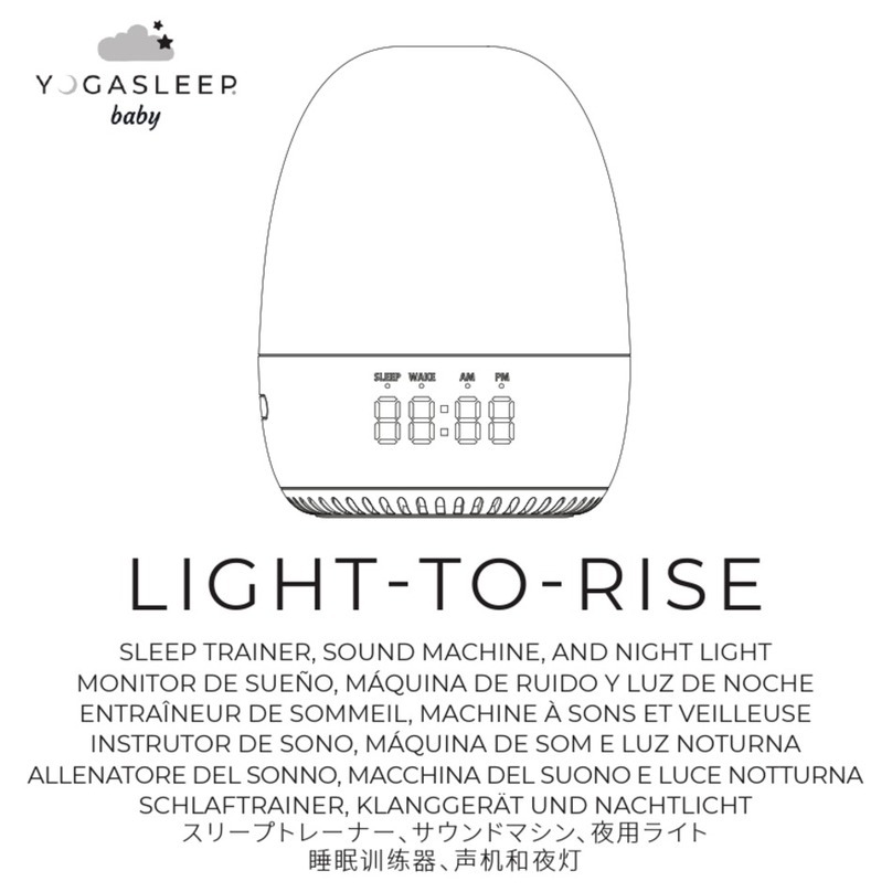 Yogasleep LIGHT-TO-RISE manual
