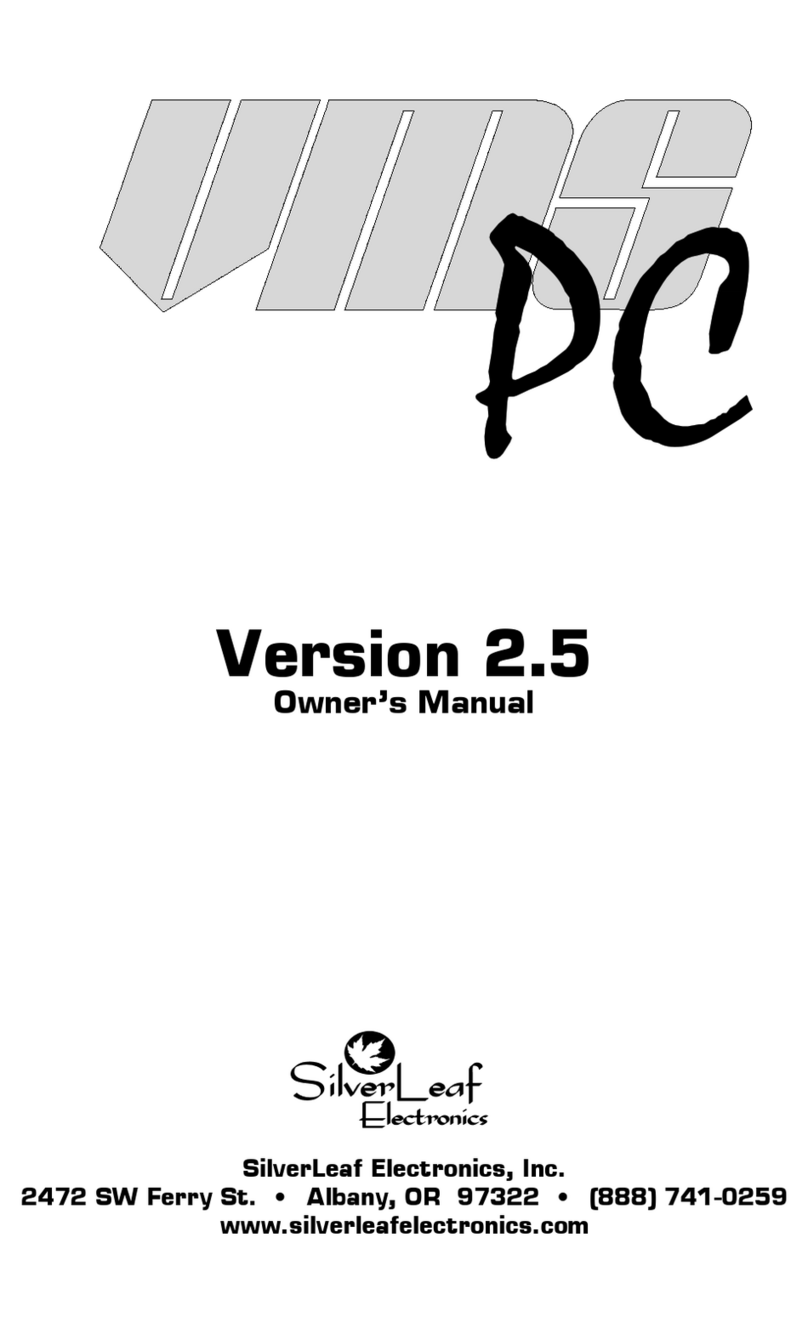 SilverLeaf Electronics VMS PC owner's manual