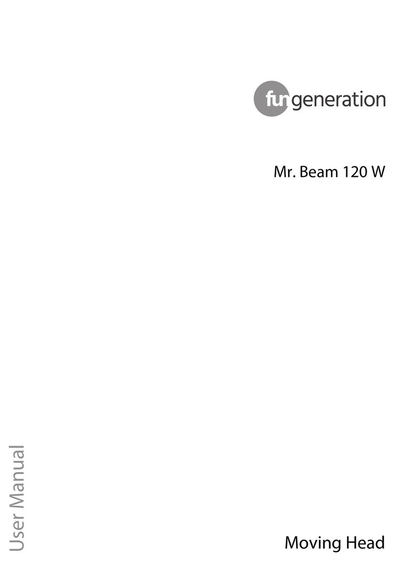 Fun Generation Mr. Beam 120 W user manual