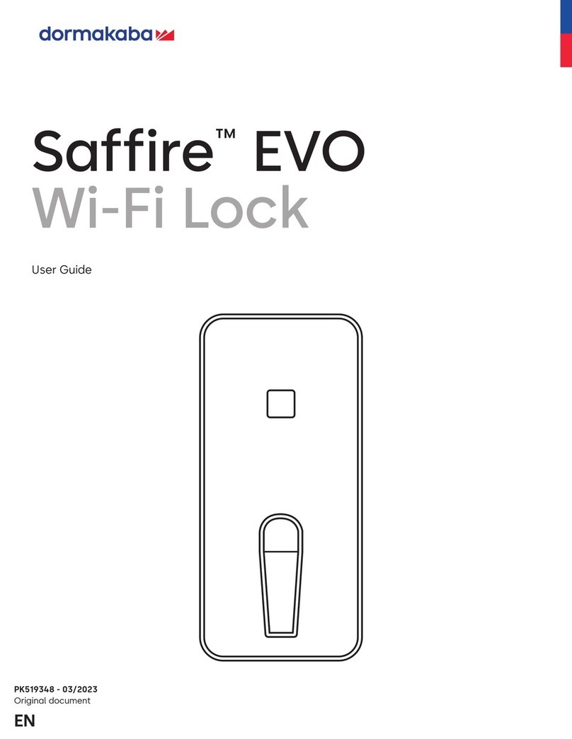 Dormakaba Saffire EVO user guide