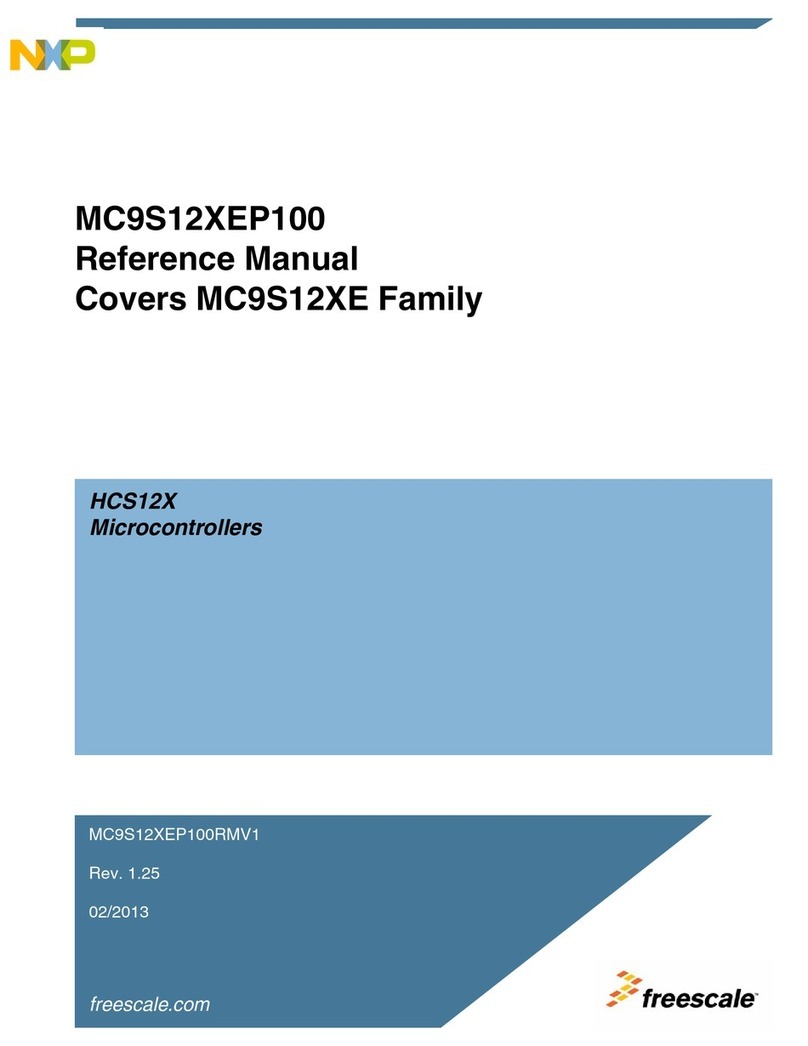 NXP Semiconductors Freescale MC9S12XE Series User manual