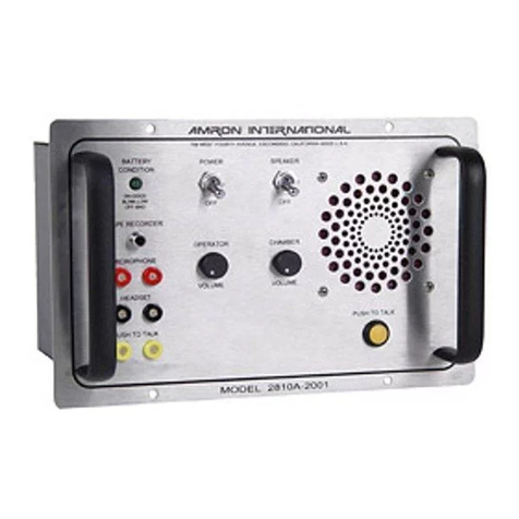 Amron 2810A-2001 User manual