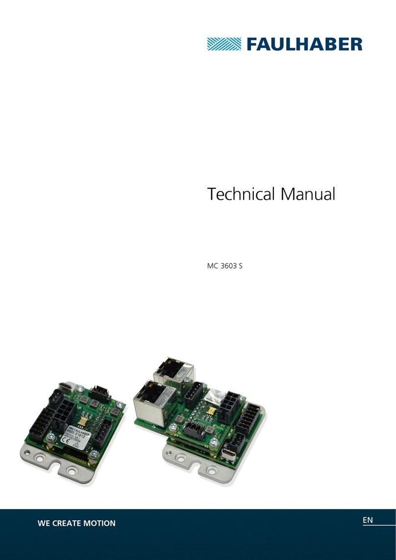 Faulhaber MC 3603 S Technical manual
