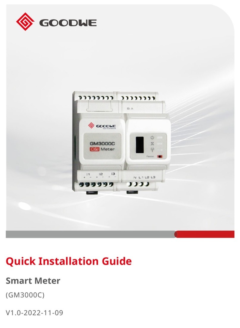 Goodwe GM3000C Quick installation guide