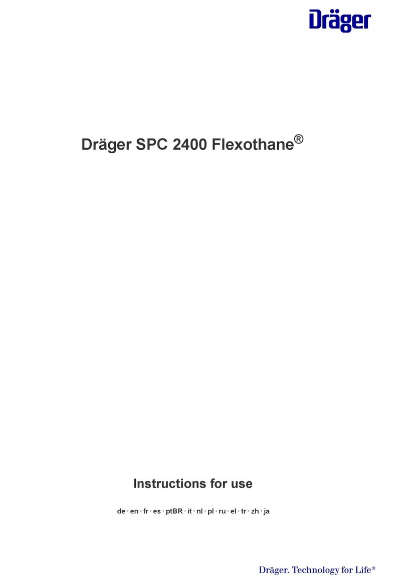 Dräger SPC 2400 Flexothane Instructions for use