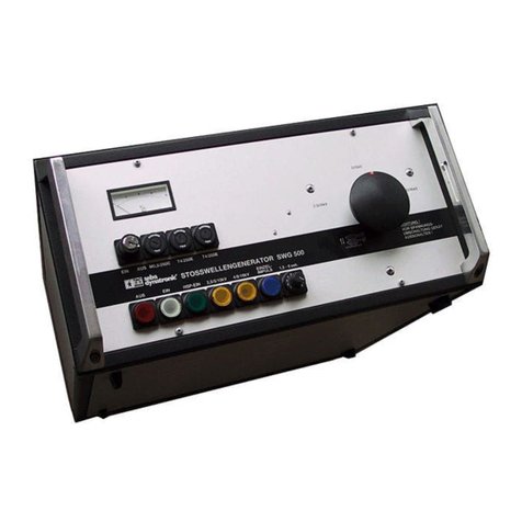 Megger SWG 500 User manual