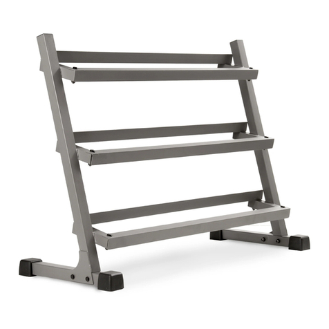 XMark Fitness 3 tier Dumbbell Rack owner's manual