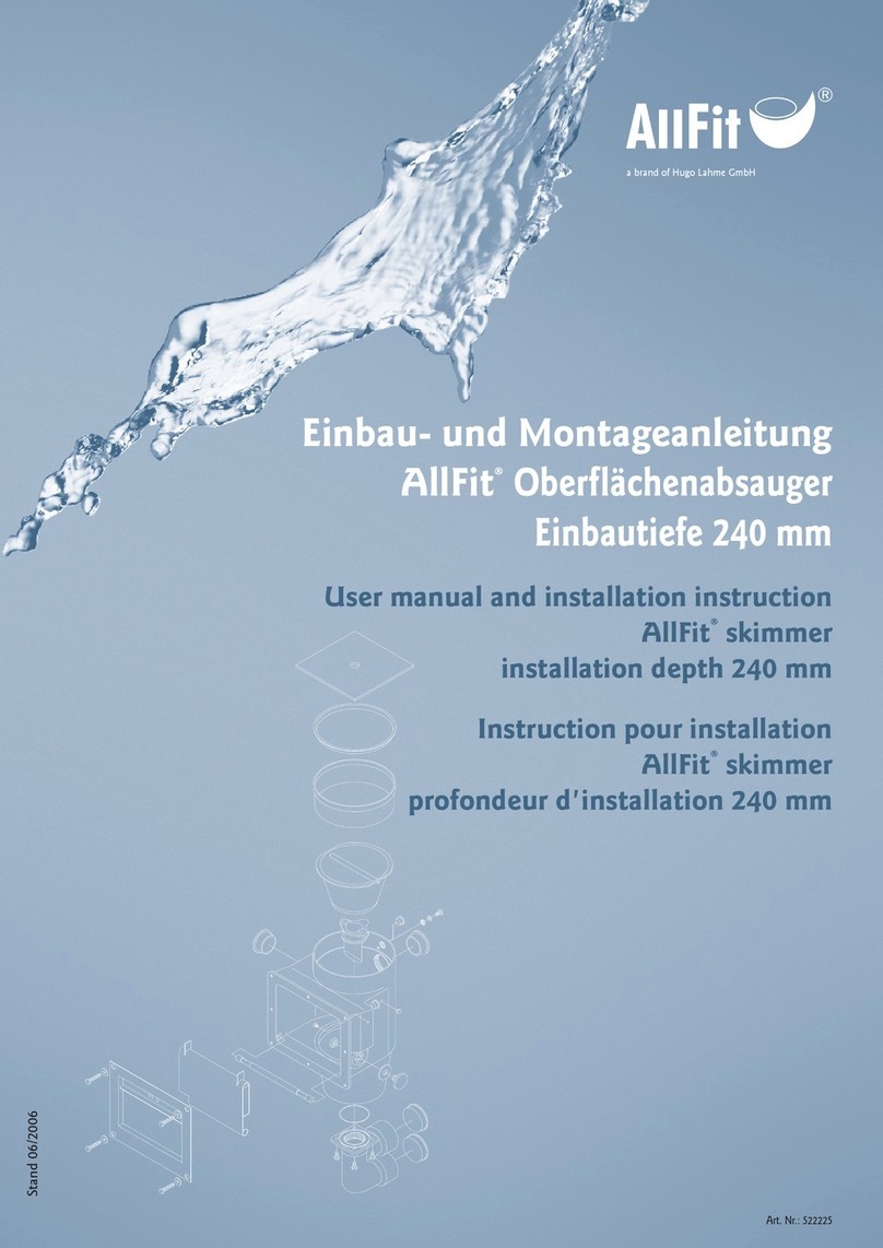 Hugo Lahme AllFit 1252020 User manual and installation instruction
