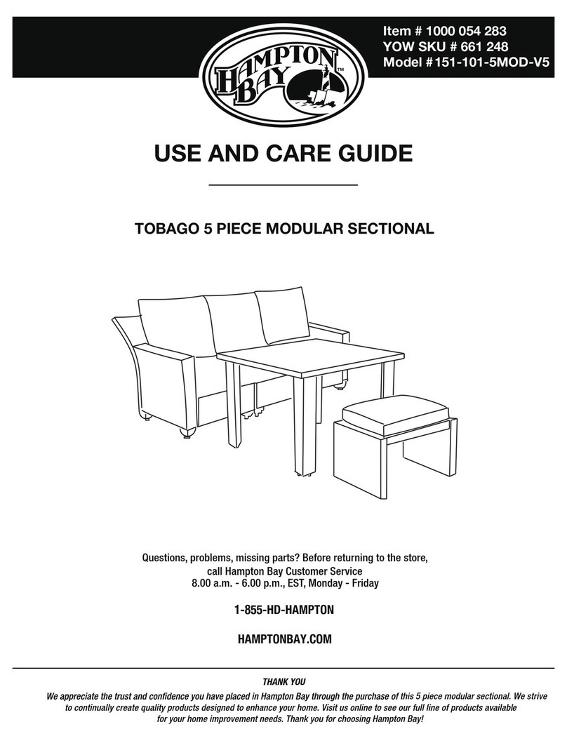 HAMPTON BAY TOBAGO 151-101-5MOD-V5 User manual HAMPTON BAY TOBAGO 151-101-5MOD-V5 User manual