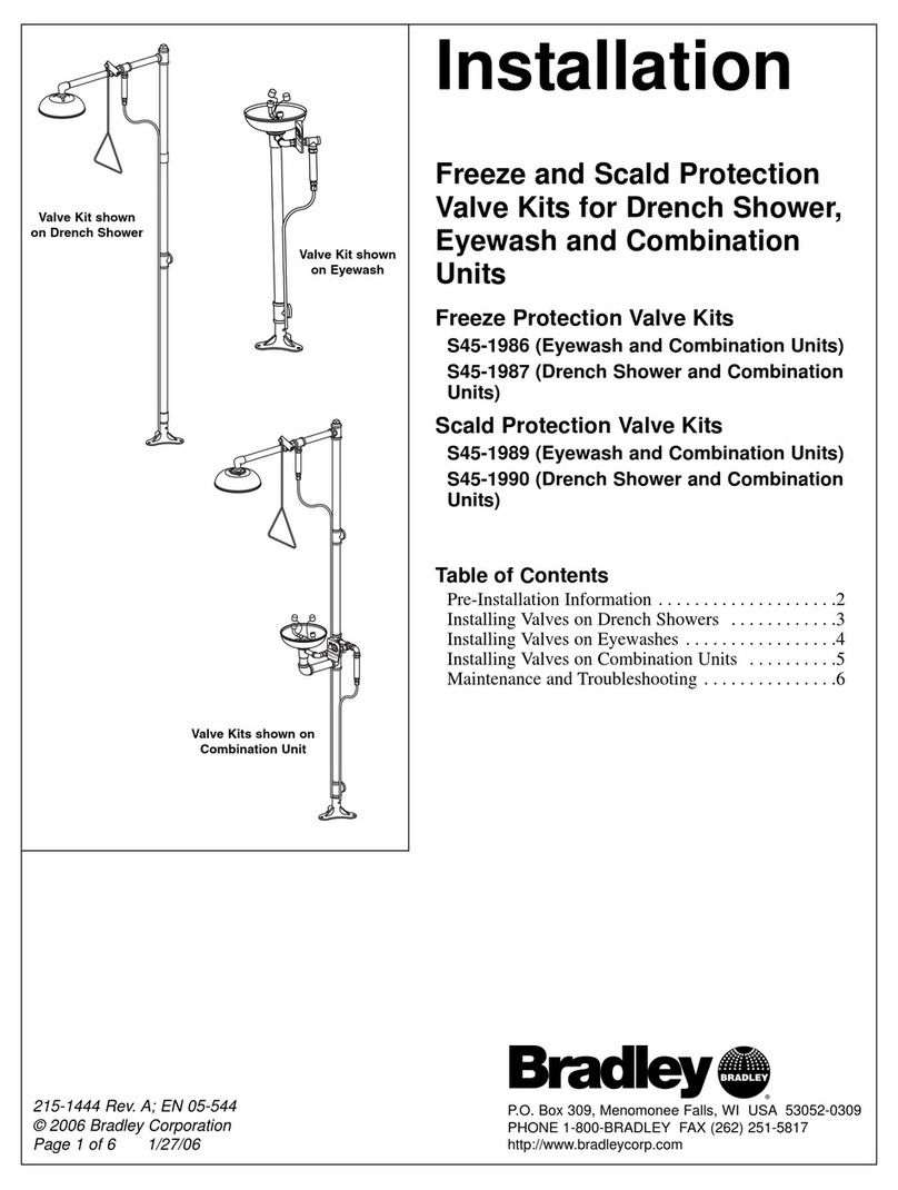 Bradley S45-1986 User manual