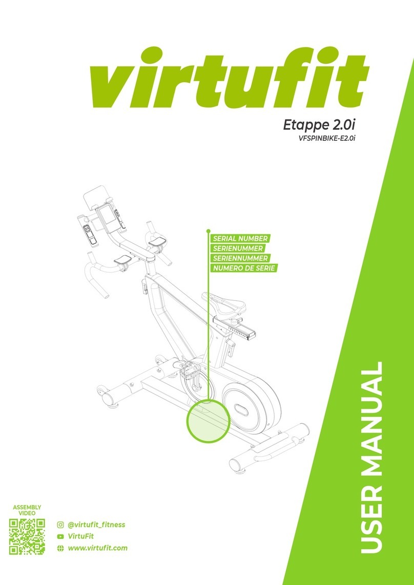 VIRTUFIT Etappe 2.0i Spinbike user manual